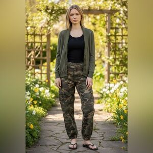 Mossimo Supply Co. Olive Green Cardigan